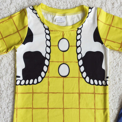 Kids Clothes Boys Summer Outfits Fashion Cow Print Toddler Baby Boys Clothes Shorts Sets E10-30