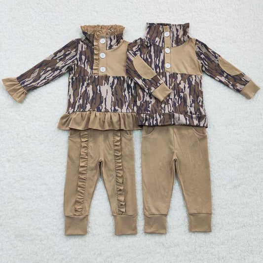 Boutique Girls Clothing Fall Sibling Outfits GLP0593