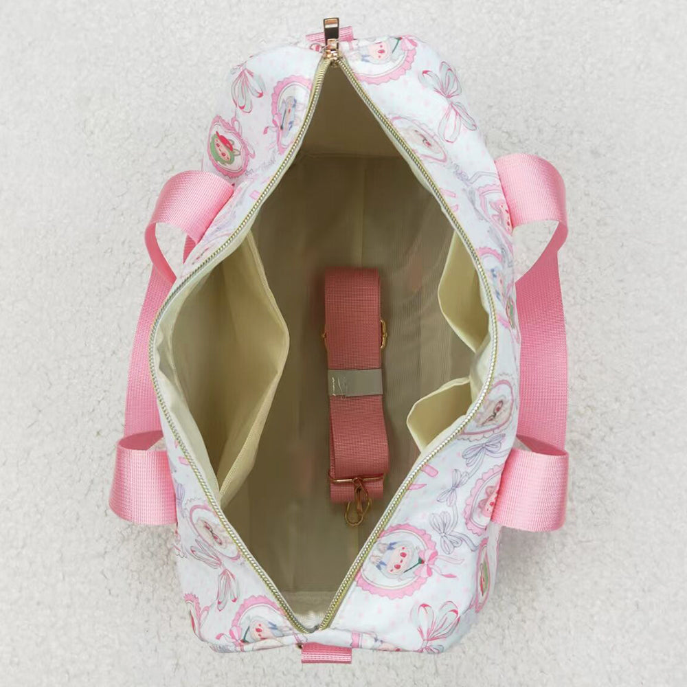 Baby Kids Girls Pink Heart Bow Small Duffel Bag BA0301 4.29