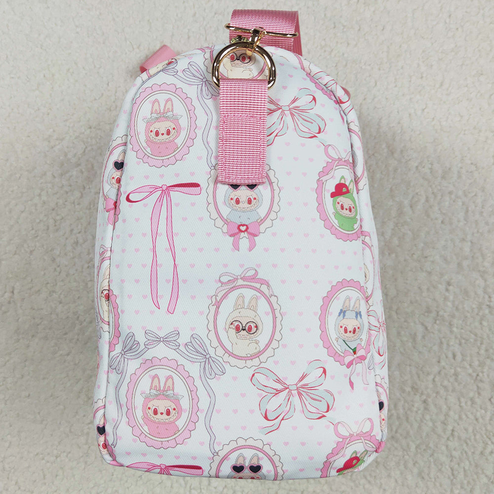Baby Kids Girls Pink Heart Bow Small Duffel Bag BA0301 4.29