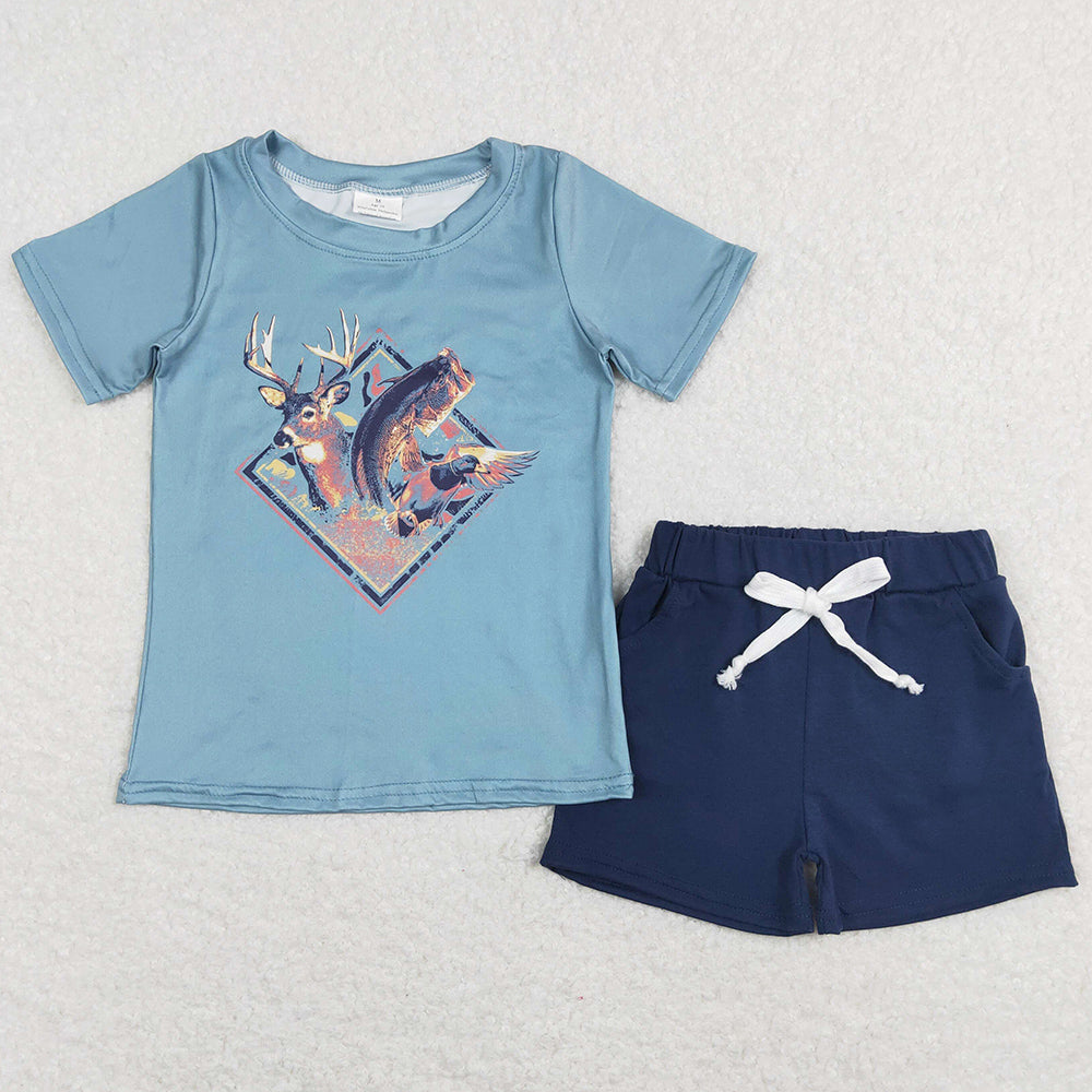 Summer Baby Boys Clothes Shorts Sets BSSO0315