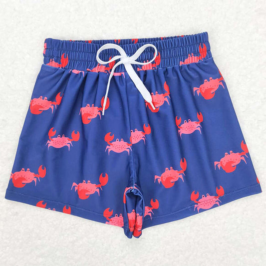 Baby Boys Swim Trunks Summer Red Crab Trunks Swimsuits Swimwear S0170