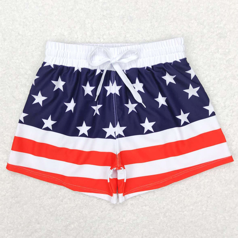 Baby Boys Trunks Summer 4th July Stars Trunks Swimsuits S0188