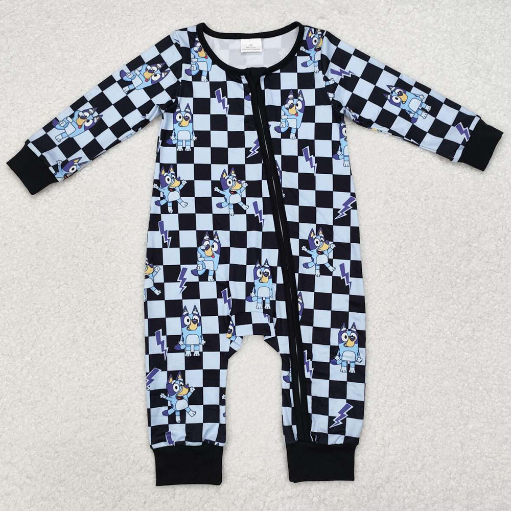 Baby Boys Rompers Kids Dogs Zip Rompers LR1910