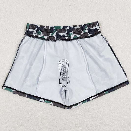 Baby Boys Trunks Summer Green Camo Trunks Swimsuits S0218