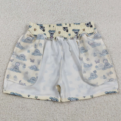 Baby Boys Swimwear Sea Starfishes Crabs Swimming Trunks Bottom S0584