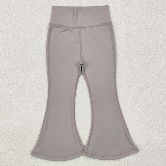 Baby Girls Pants Grey Yoga Active Wear Bell Bottom Pants P0572