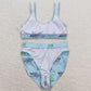 Adult Women Swimsuits Mallard Ducks Top Bottom Swimsuits Sets S0357