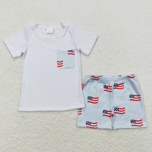 Boutiqe Baby Boys Clothes 4th of July Summer Outfits BSSO0642