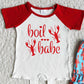 Cute Baby Girl Clothes Lobster Print Spring Summer Kids Clothes Outfits C0-10 5.8