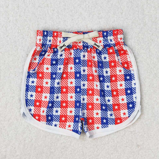 Baby Girls Shorts 4th Of July Stars Summer Shorts SS0253