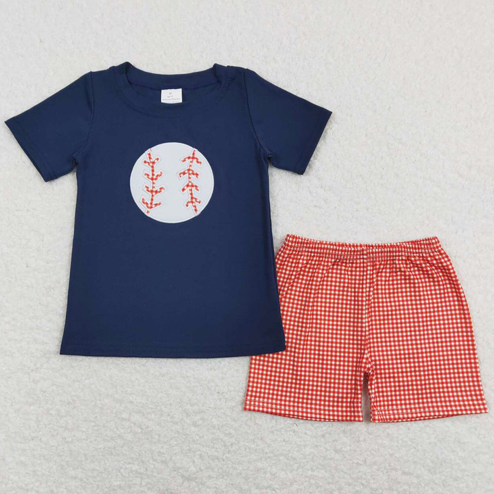 Baseball Embroidery Baby Boy Clothes Sets BSSO0404