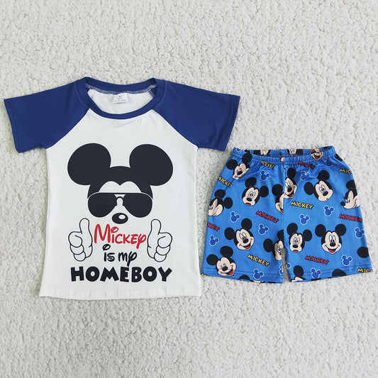 Kids Designer Clothes Boy Summer Outfits Boutique Baby Boys Clothes Shorts Set D7-13