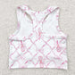 Baby Girls Tops Pink Tennis Bows Yoga Vest Tops GT0883 4.28