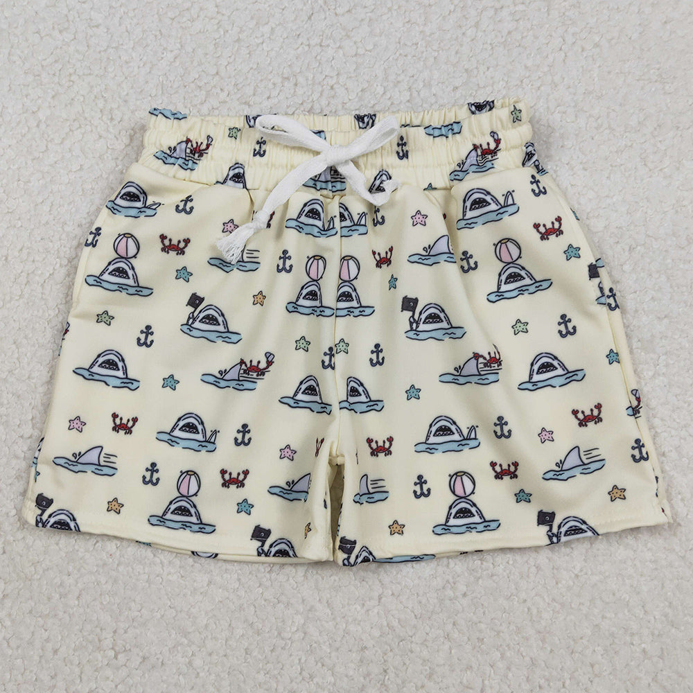 Baby Boys Swimwear Sea Starfishes Crabs Swimming Trunks Bottom S0584