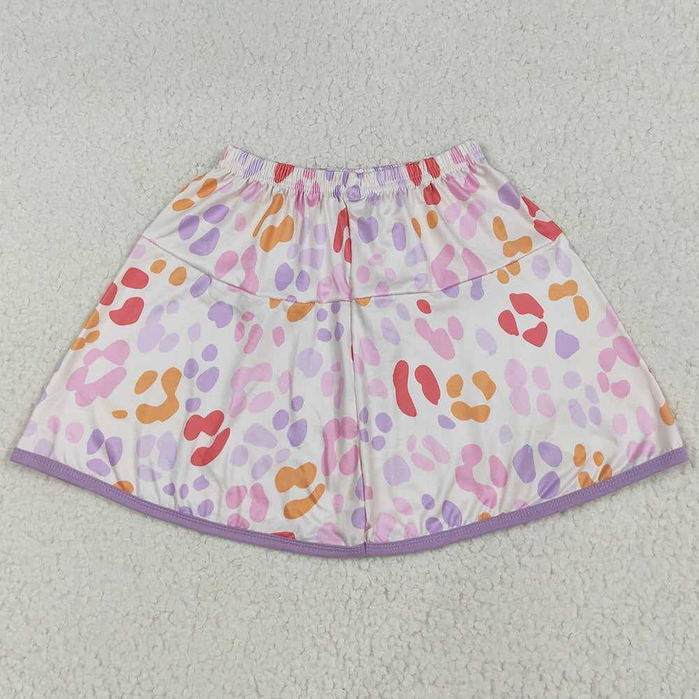 Baby Girls Skirts Colorful Leopard Shorts Skirts GLK0097 6.25