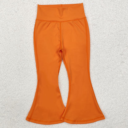 Baby Girls Clothes Orange Yoga Active Wear Jackets Pants 2pcs Clothes Sets GLP2117