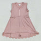 Baby Girls Dress Dark Pink Yoga Zip Active Wear Skort Knee Length Dresses GSD2086 5.1