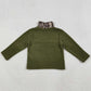 Baby Boys Clothes Olive Camo Southern Zipper Pullover Top BT1317 10.14