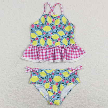 Boutique Baby Girls Swimsuits Fashion Kids Swimwear S0219