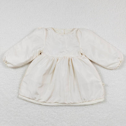 Baby Girls Clothes Cotton Wadded Jacket Winter Thick Dresses GLD0263