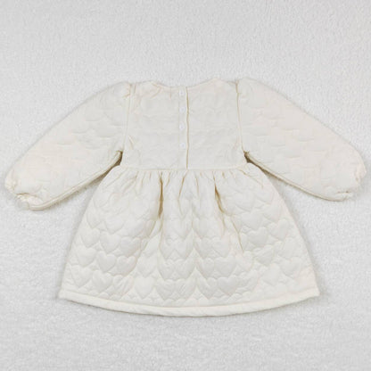 Baby Girls Clothes Cotton Wadded Jacket Winter Thick Dresses GLD0263