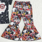 Toddler Baby Girls Clothes Spring Summer Bell Bottom Pants Sets B8-23