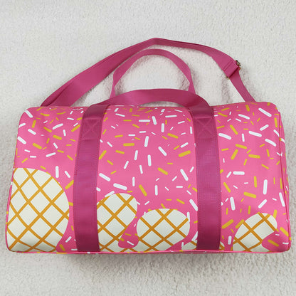 Boutique Kids Bags Pink Ice Cream Drip Zipper Gym Bags BA0298 5.23