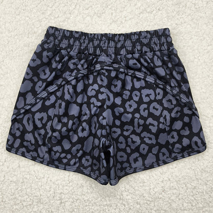 Baby Girls Shorts Black Leopard Yoga Shorts Bottoms SS0467 5.1