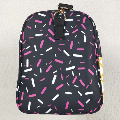Boutique Kids Bags Black Ice Cream Drip Zipper Gym Bags BA0303 5.22