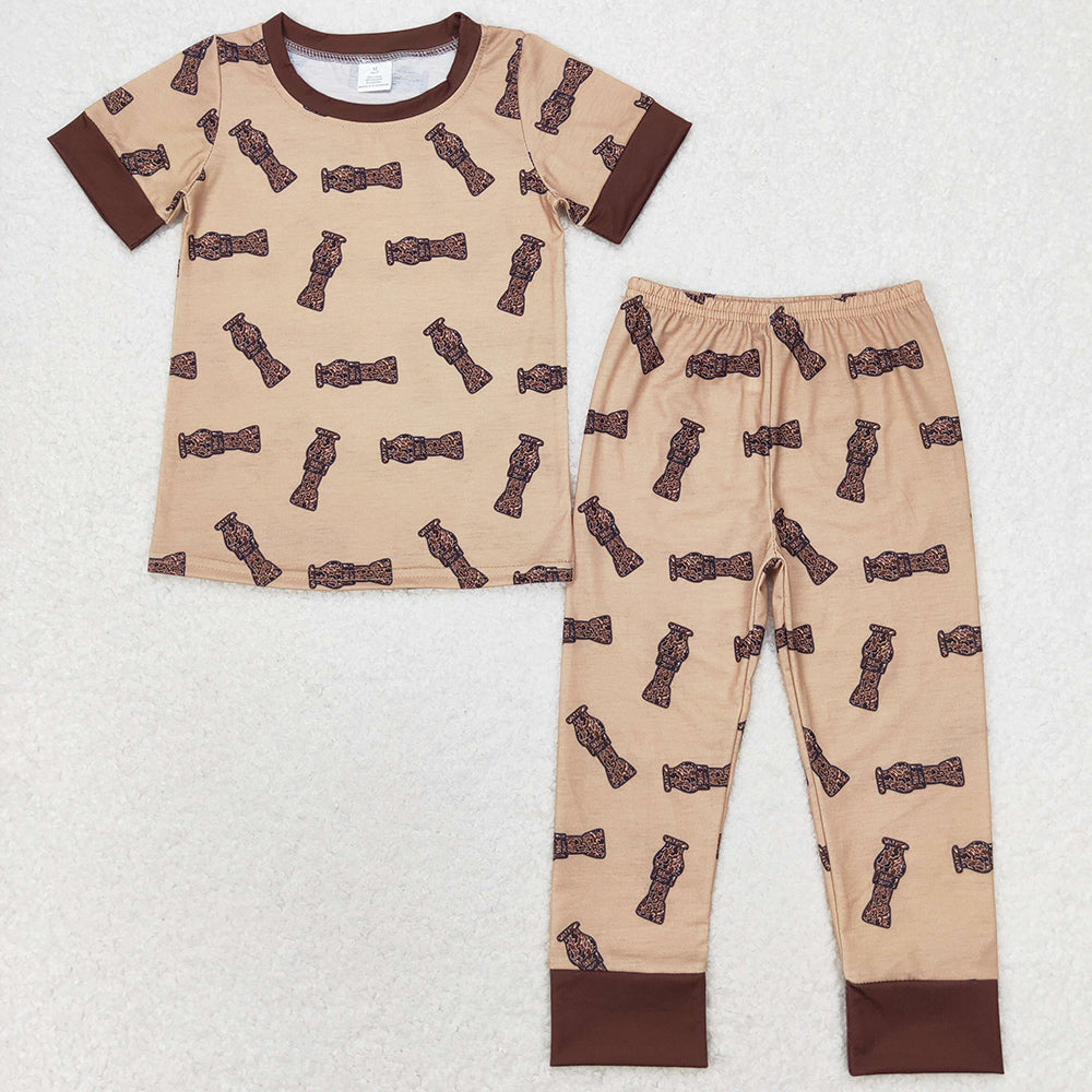 Baby Boys Pajamas Camo Duck Shirt Pants Bamboo Pajamas Sets BSPO0444