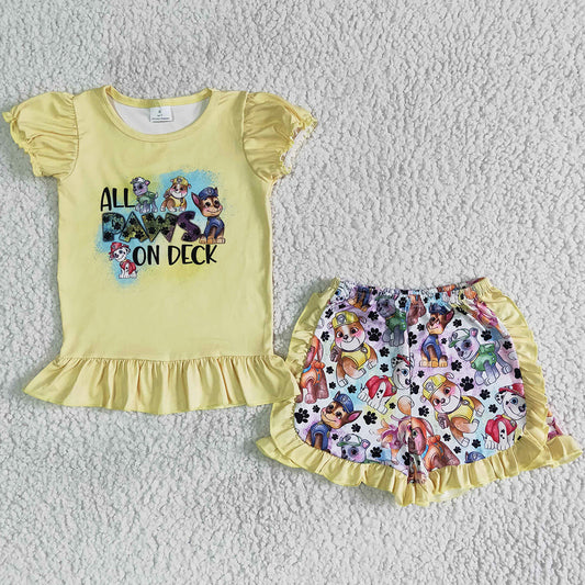 Boutique Girls Summer Clothes Set Toddler Girl Clothes Outfit C1-28