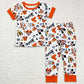 Baby Boys Pajamas Halloween Short Sleeve Tee Shirt Pants Pajamas Sets GSPO1552 BSPO0390