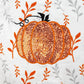 Baby Girls Clothes Top Fall Pumpkin Embroidery Short Sleeve Tee Shirts Tops GT0824