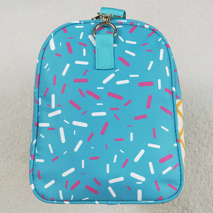 Boutique Kids Bags Blue Ice Cream Drip Zipper Gym Bags BA0304 5.23