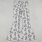 Adult Women Jeans Pants White Western Rodeo Denim Bell Bottom Pants Jeans P0296 10.3