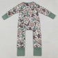 Baby Boys Rompers Brown Deer Camo Western Zipper Footie Rompers LR2582 9.13