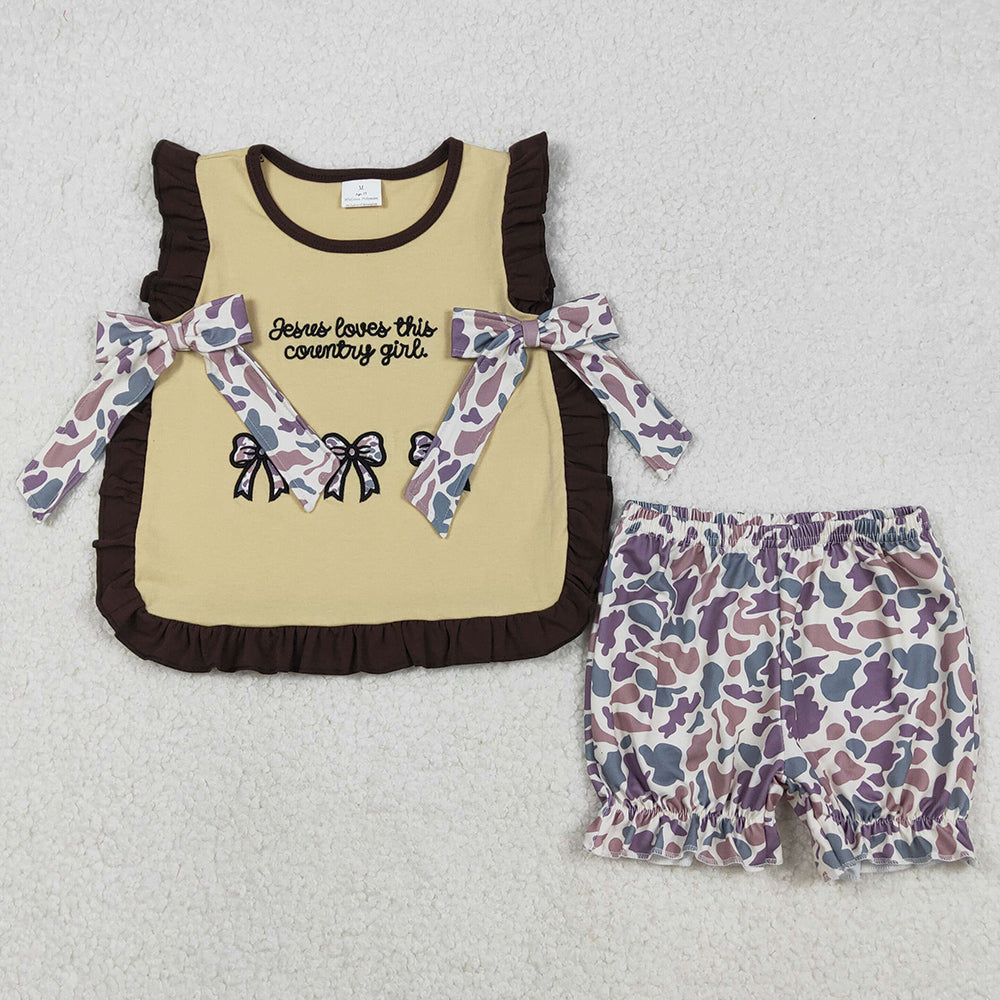 short sleeve shorts set