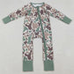 Baby Boys Rompers Brown Deer Camo Western Zipper Footie Rompers LR2582 9.13