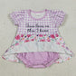 Baby Girls Rompers Jesus Love Me Floral Tunic Bummies Ruffle Rompers SR3343 12.10