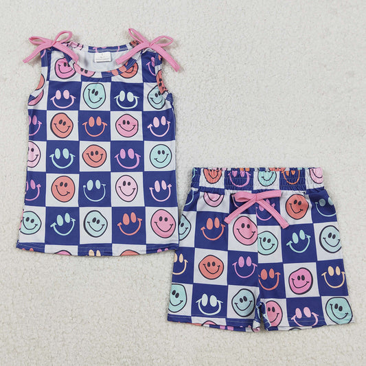 Baby Girls Clothes Colorful Checked Top Pockets Shorts Clothes Sets GSSO2831 12.3