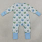 Baby Boys Rompers Ghost Pumpkins Halloween Zip Convertible Rompers LR2534