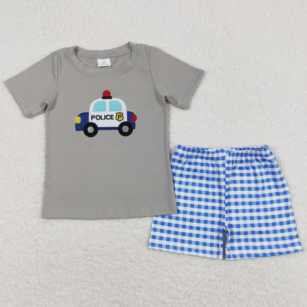 Baby Boys Clothes Cotton Embroidery Summer Shorts Sets BSSO0566