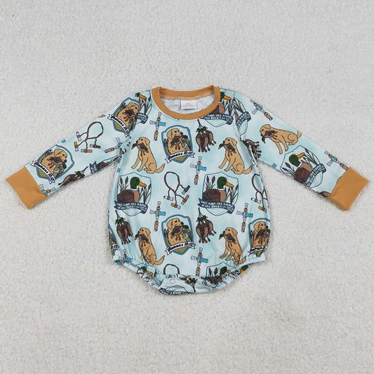 Baby Boys Rompers Dogs Ducks Hunting Rompers LR2439 10.2