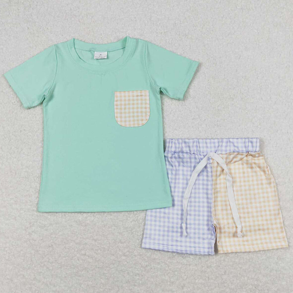 Boutique Baby Boys Clothes Summer Shorts Sets BSSO0680