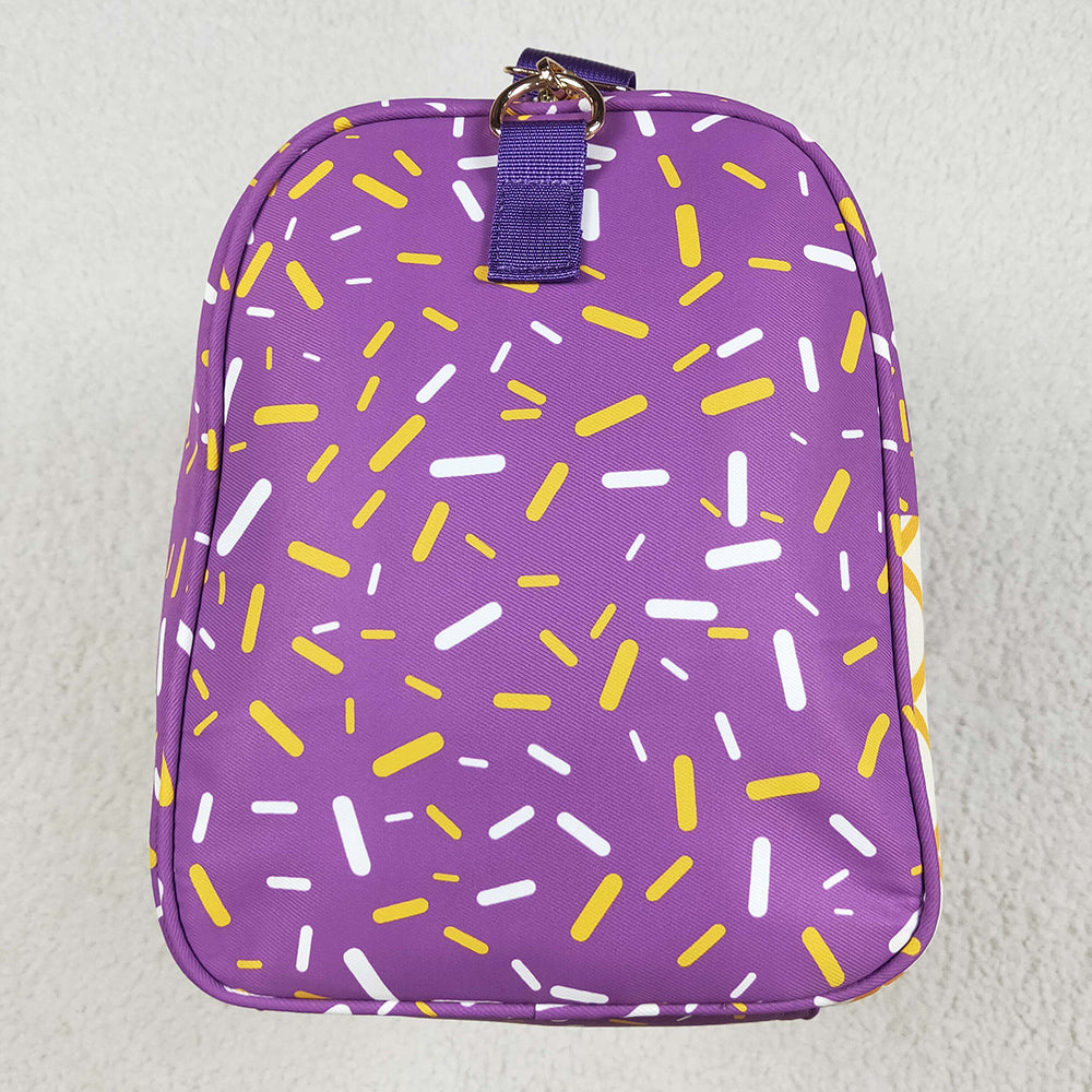 Boutique Kids Bags Purple Ice Cream Drip Zipper Gym Bags BA0321 6.24
