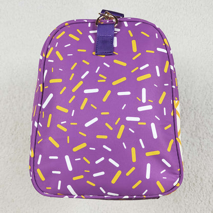 Boutique Kids Bags Purple Ice Cream Drip Zipper Gym Bags BA0321 6.24