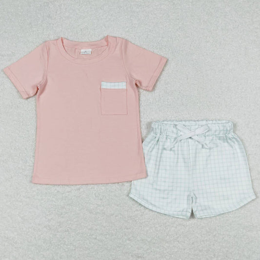 New Baby Boys Clothes Short Sleeve Shorts Sets BSSO0698