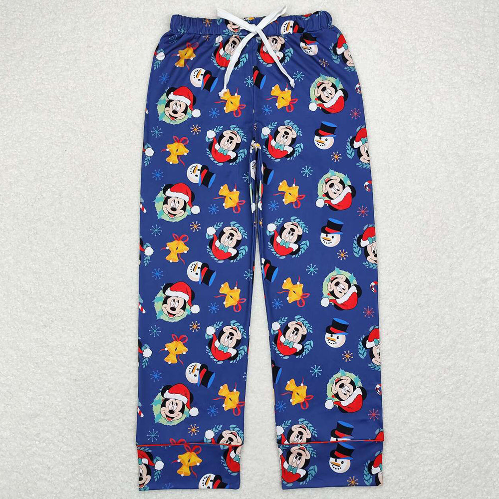 Adult Women Pants Christmas Cartoon Bottom Pants Pajamas P0568