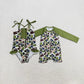 Sibling Baby Kids Green Brown Ducks Camo Hunting Romper Swimsuits